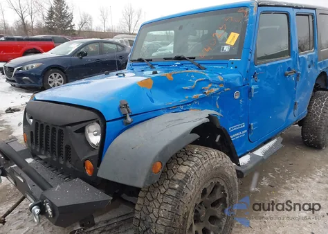 2012 Jeep Wrangler Unlimited Sport из США, поврежденный, VIN 1C4BJWDG5CL157462